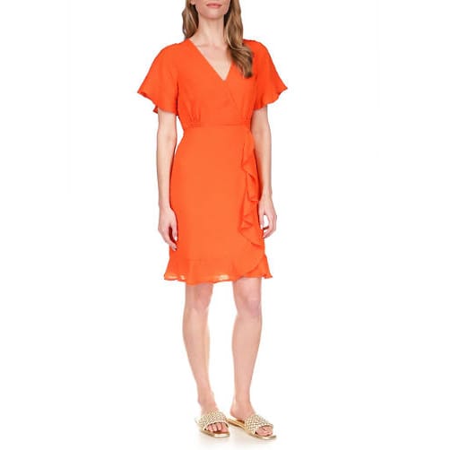 Michael michael kors - Robe mini 'Faux Wrap' pour Femmes