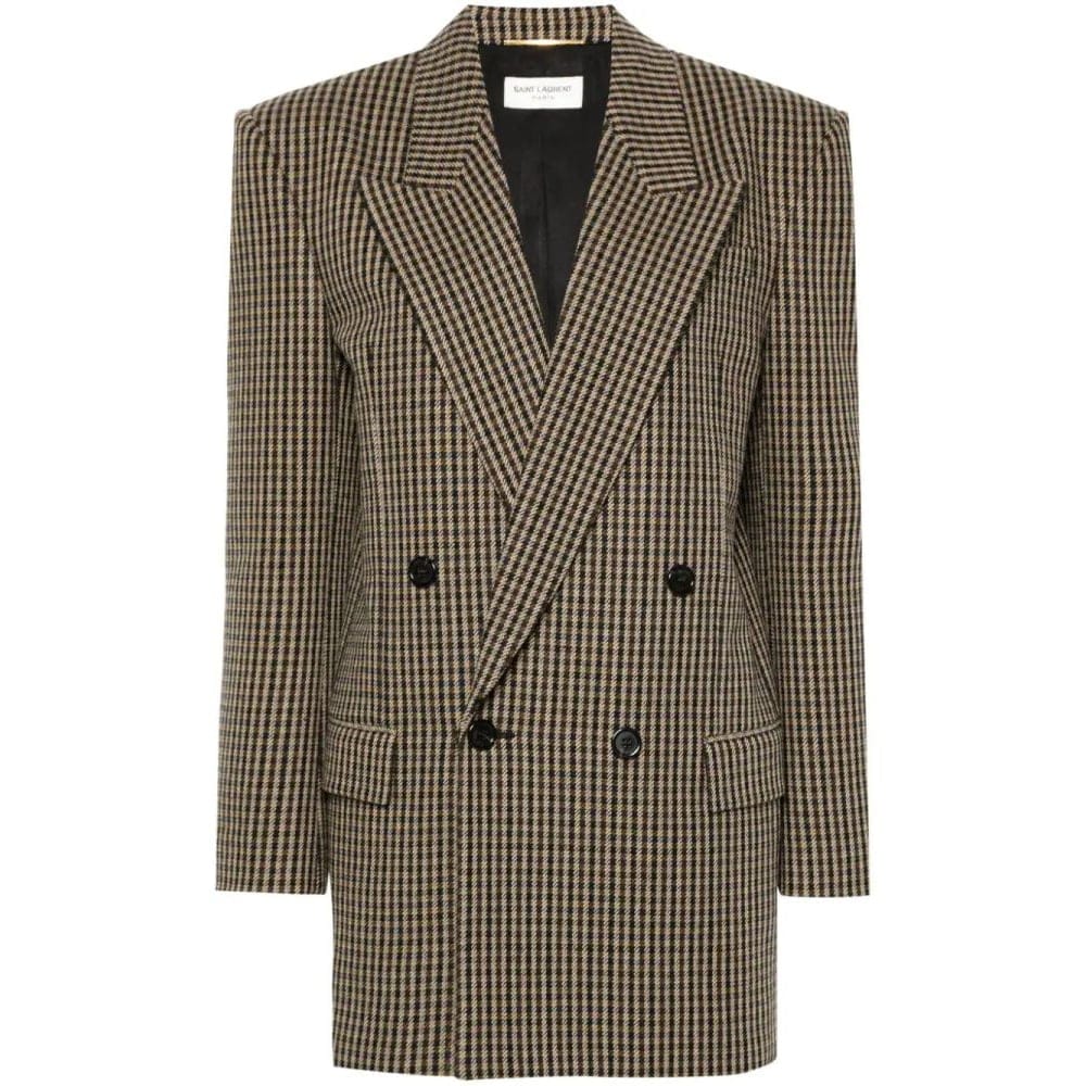 Saint laurent - Blazer 'Checked' pour Femmes