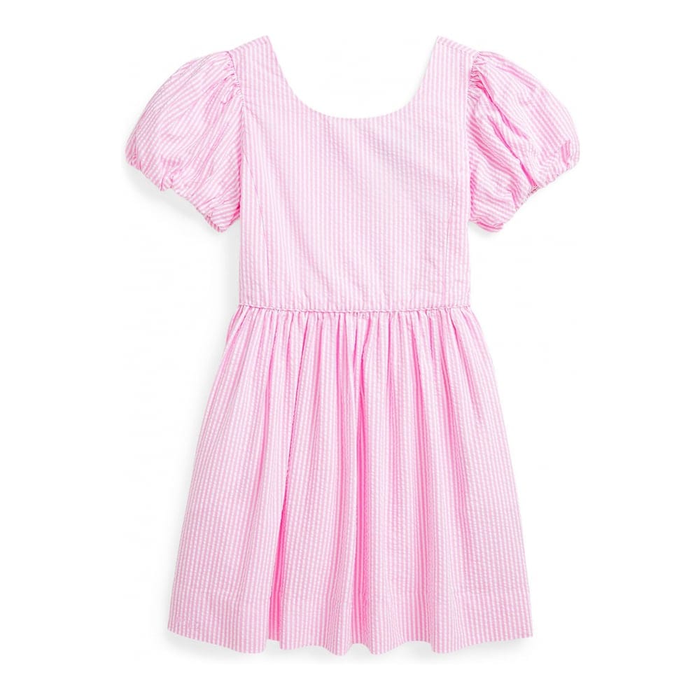Ralph lauren kids - "Robe mini 'Striped Cotton Seersucker' pour Petites filles"