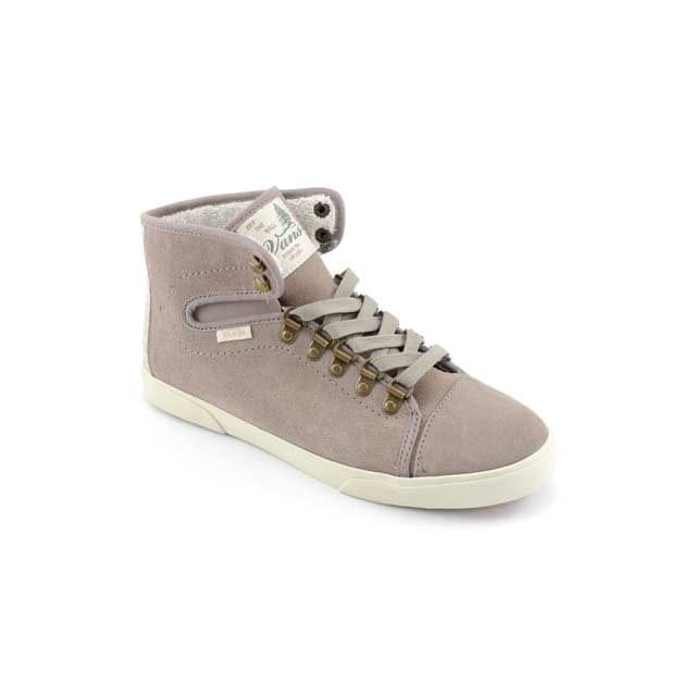 Vans - Basket Montante En Cuir Velours