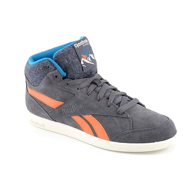 Reebok - Basket Montante En Cuir Velours