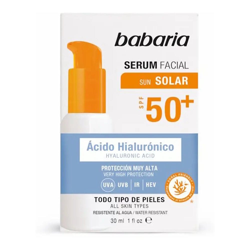 Babaria - Sérum pour le visage 'Sun Solar Hyaluronic Acid SPF50+' - 30 ml