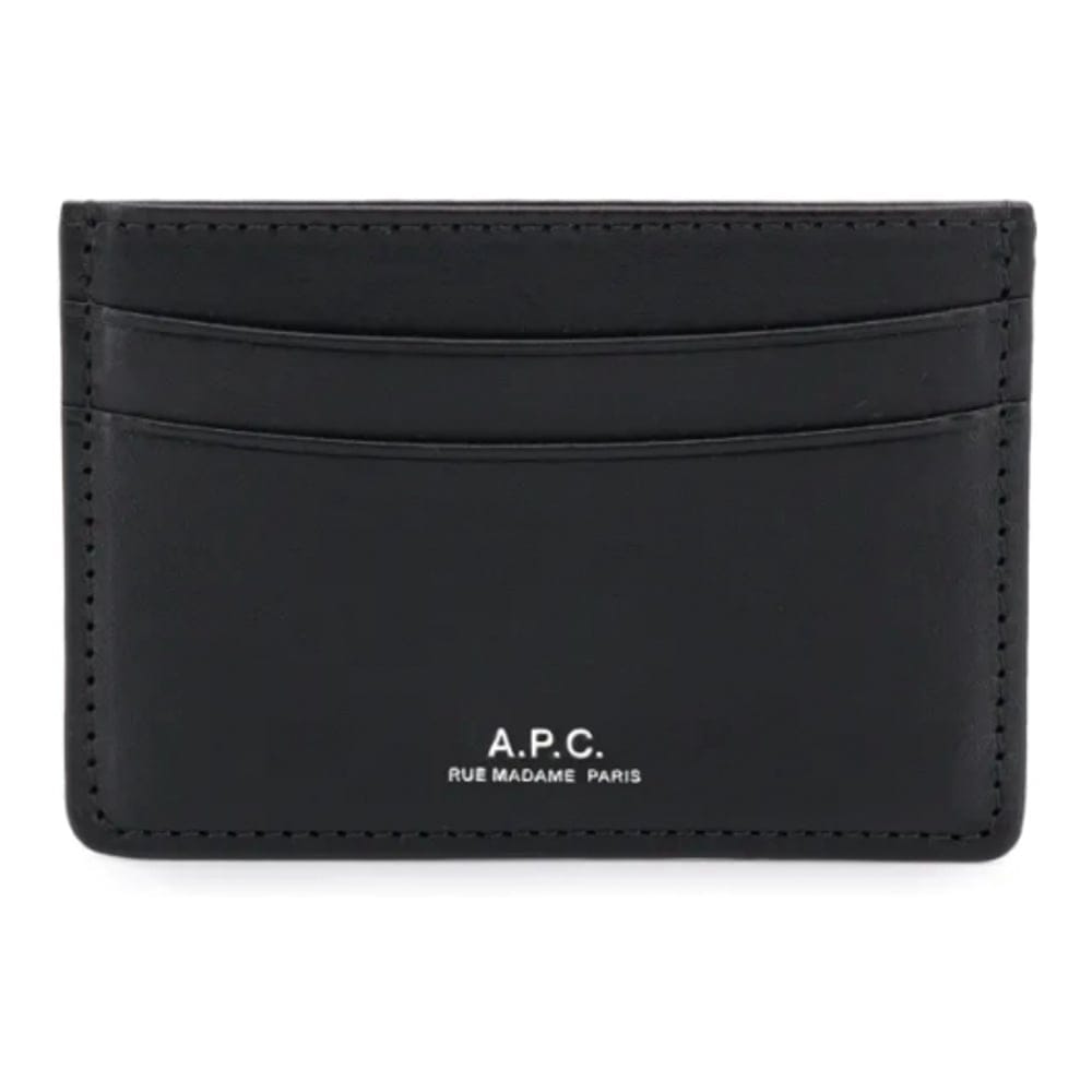 A.p.c. - Porte-carte 'André Embossed Logo' pour Hommes