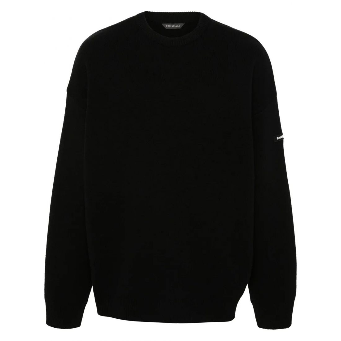 Balenciaga - Pull 'Logo-Patch' pour Hommes
