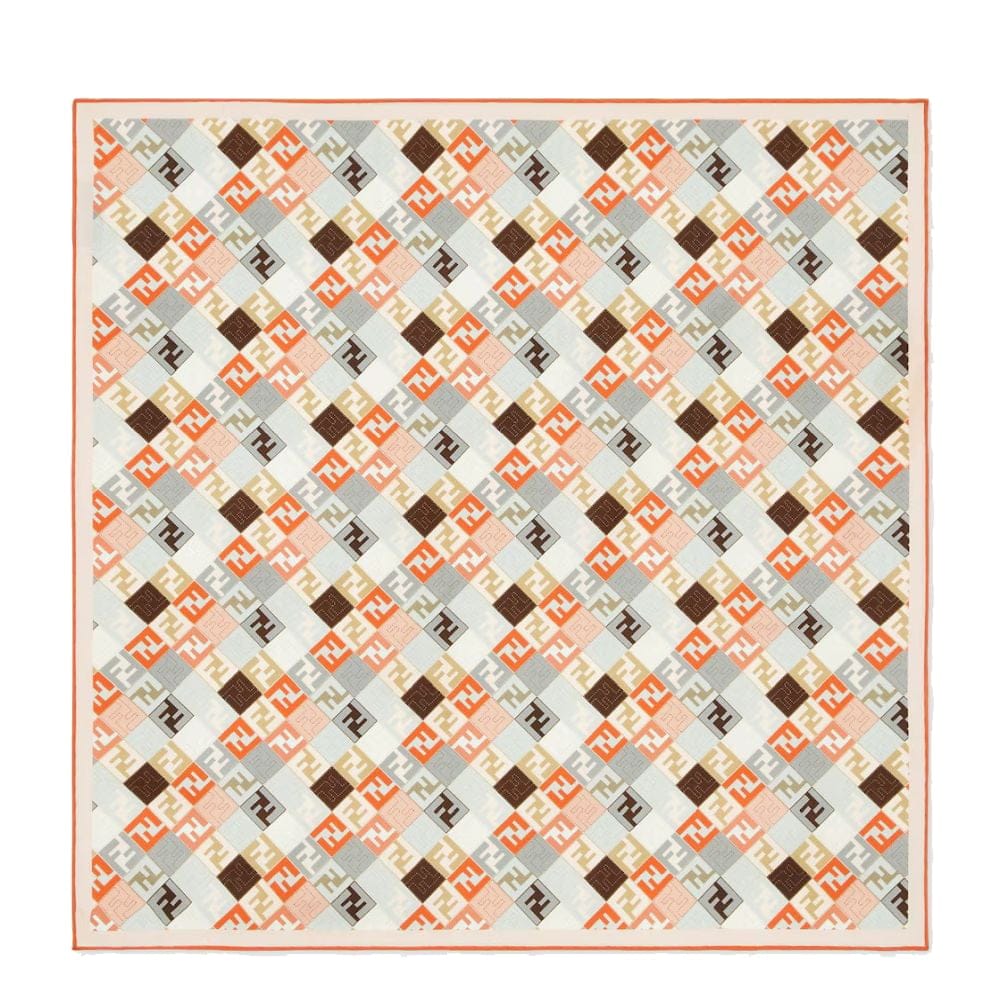 Fendi - Foulard en soie 'FF' pour Femmes