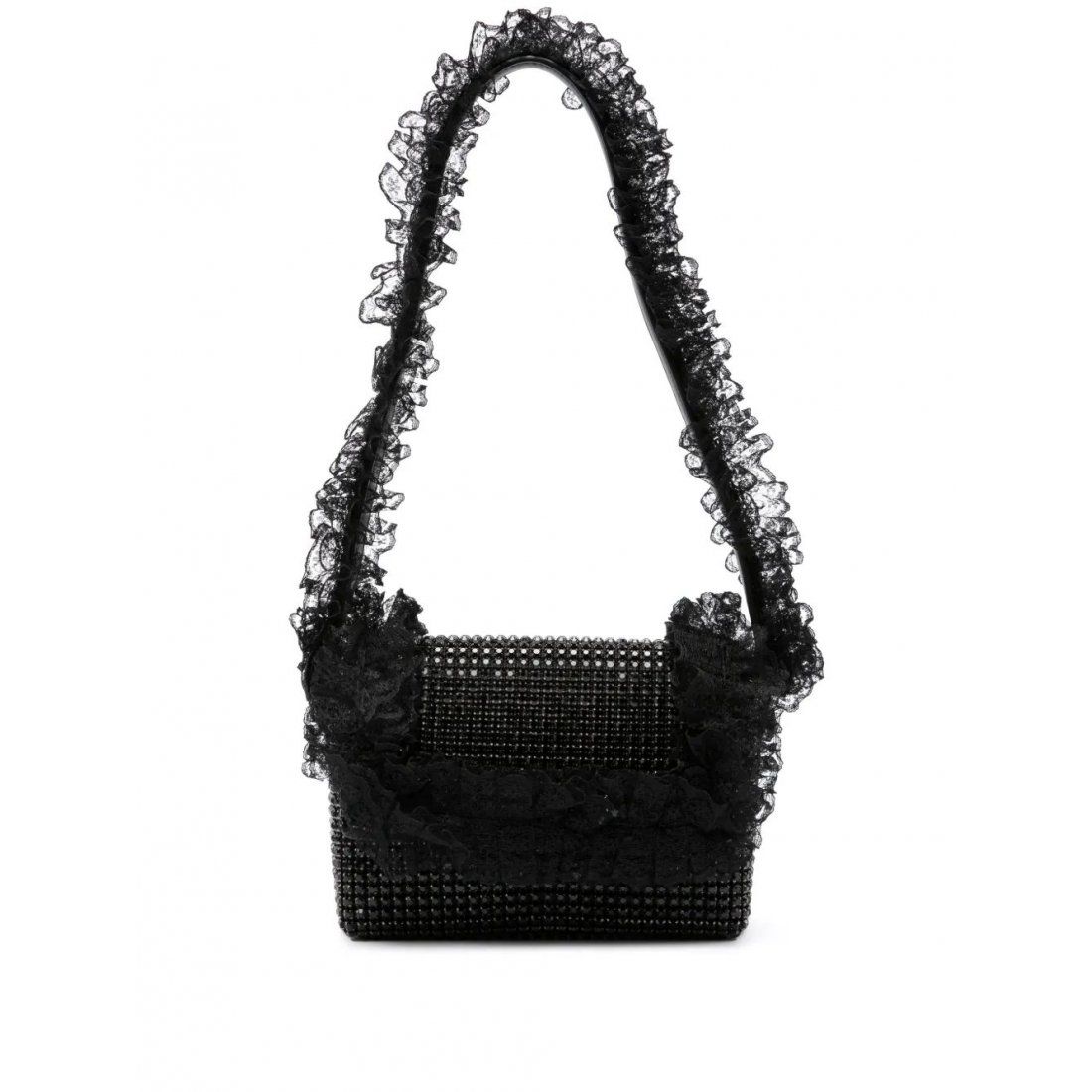 Self-portrait - Sac à bandoulière 'Crystal-Embellished Lace-Detail' pour Femmes