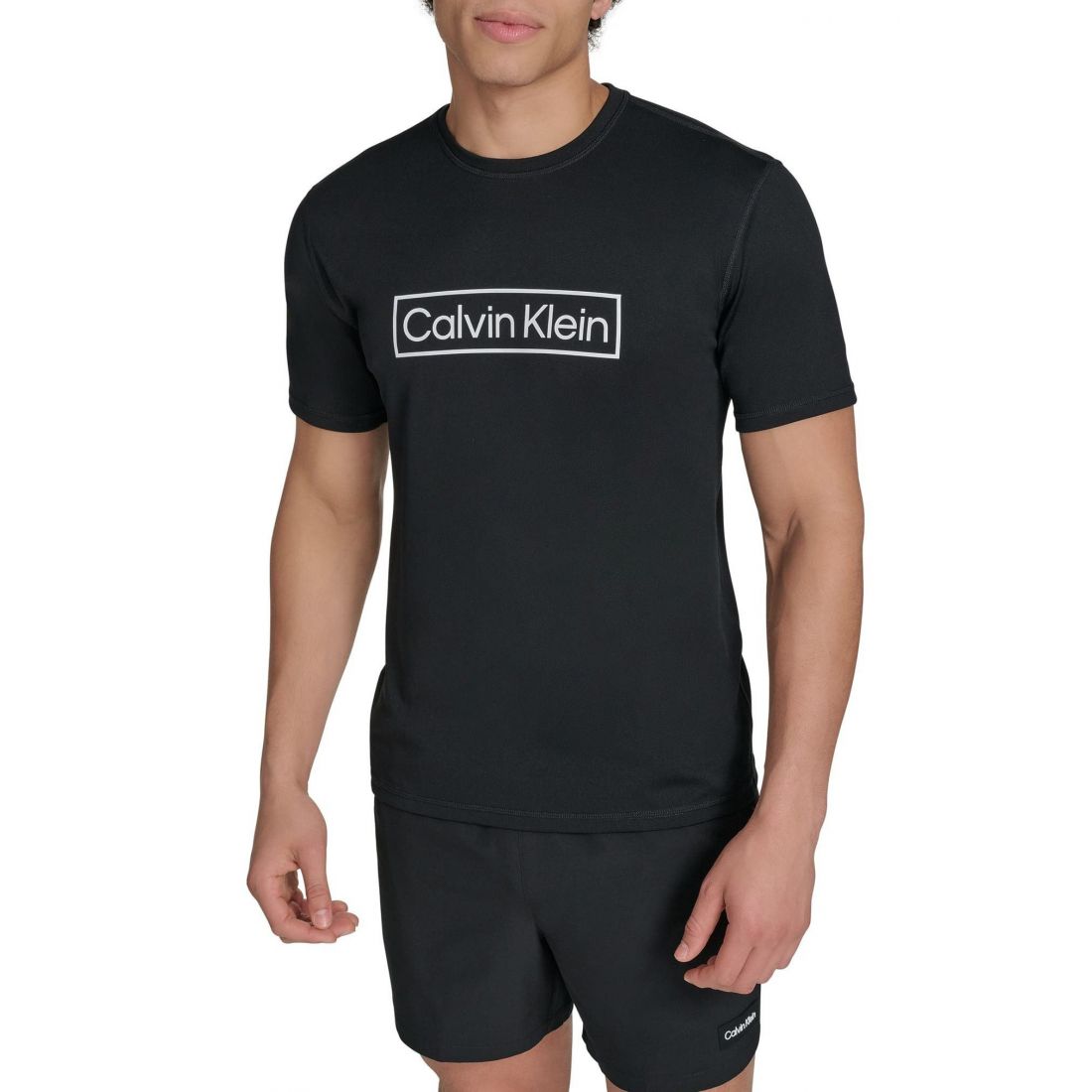 Calvin klein - 'Block Logo Rashguard' pour Hommes
