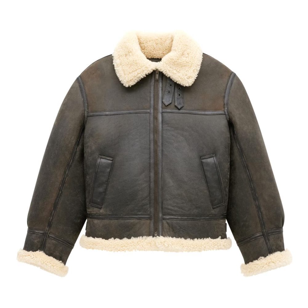 Saint laurent - Veste Maxi 'Aviator' pour Femmes