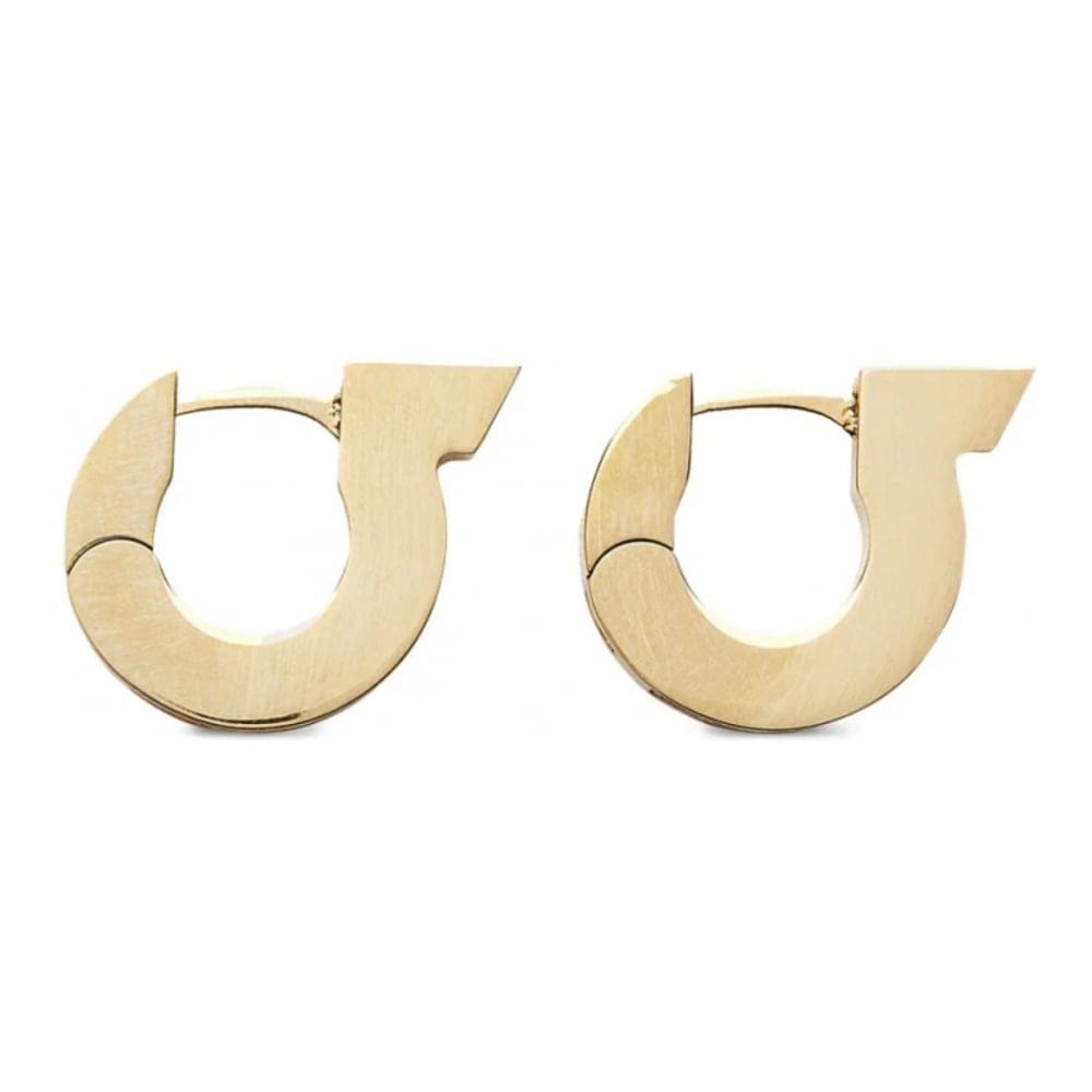 Salvatore ferragamo - Boucles d'oreilles 'Gancini Crystal-Embellishment' pour Femmes