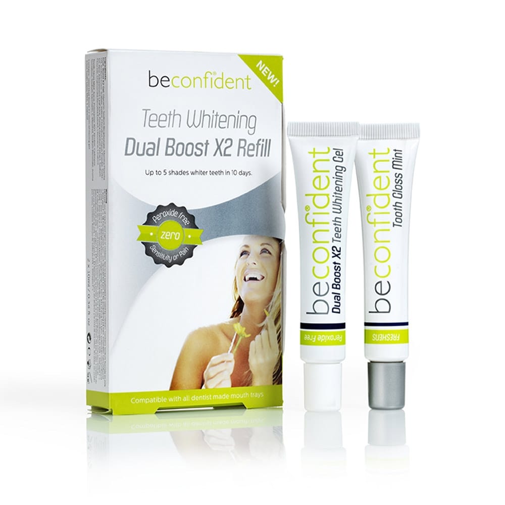 Beconfident - Recharge pour blanchiment des dents 'Dual Boost X2' - 2 Pièces