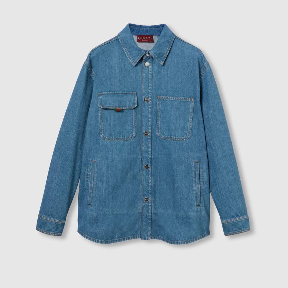 Gucci - Chemise en Jean 'Relaxed Fit' pour Hommes