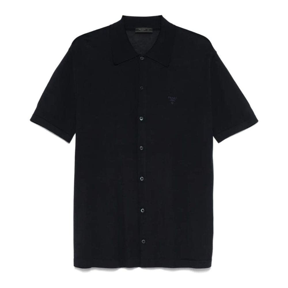 Prada - Chemise 'Logo-Embroidered' pour Hommes