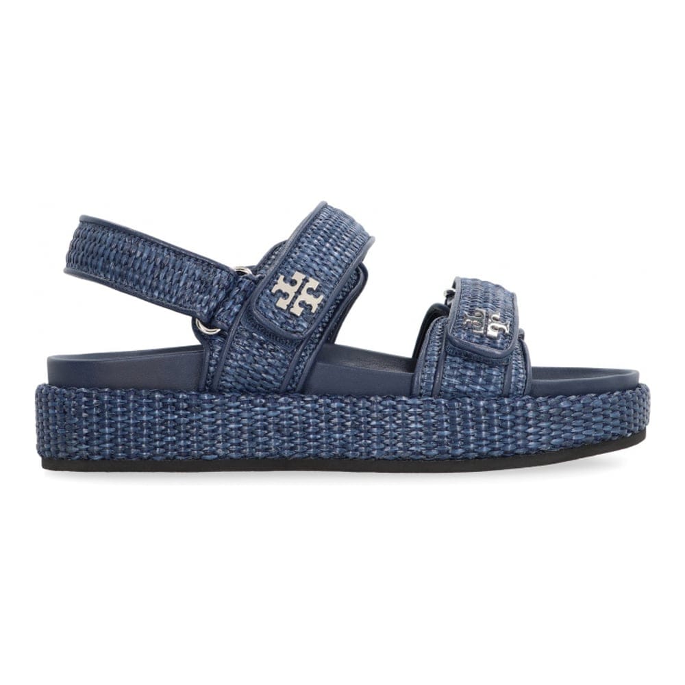 Tory burch - Sandales à semelle plateforme 'Kira Intrecciato' pour Femmes