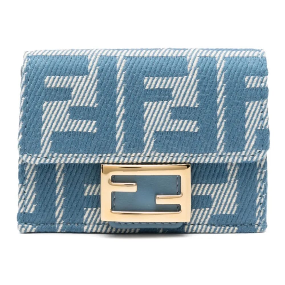 Fendi - Portefeuille 'Micro Trifold Jacquard' pour Femmes