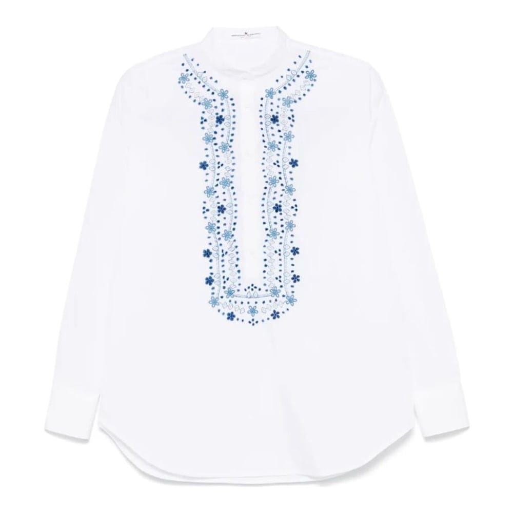 Ermanno scervino - Chemise 'Embroidered-Motif' pour Femmes