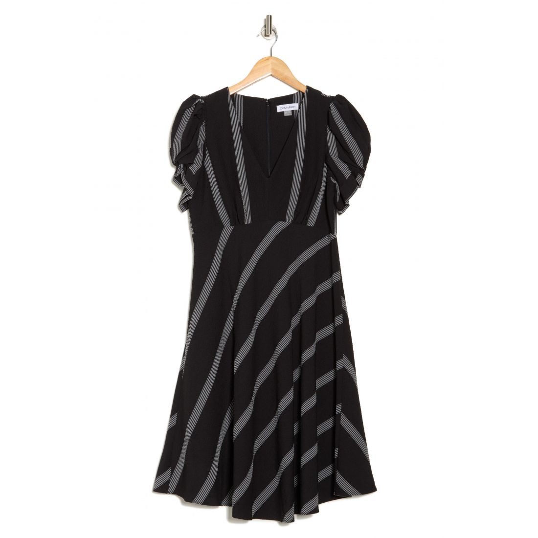 Calvin klein - Robe mini 'Stripe Gauze' pour Femmes