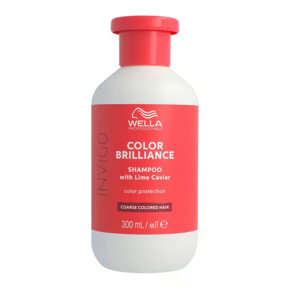 Wella professionals - Shampoing 'Invigo Color Brilliance' - Cheveux colorés, Cheveux grossiers, 300 ml