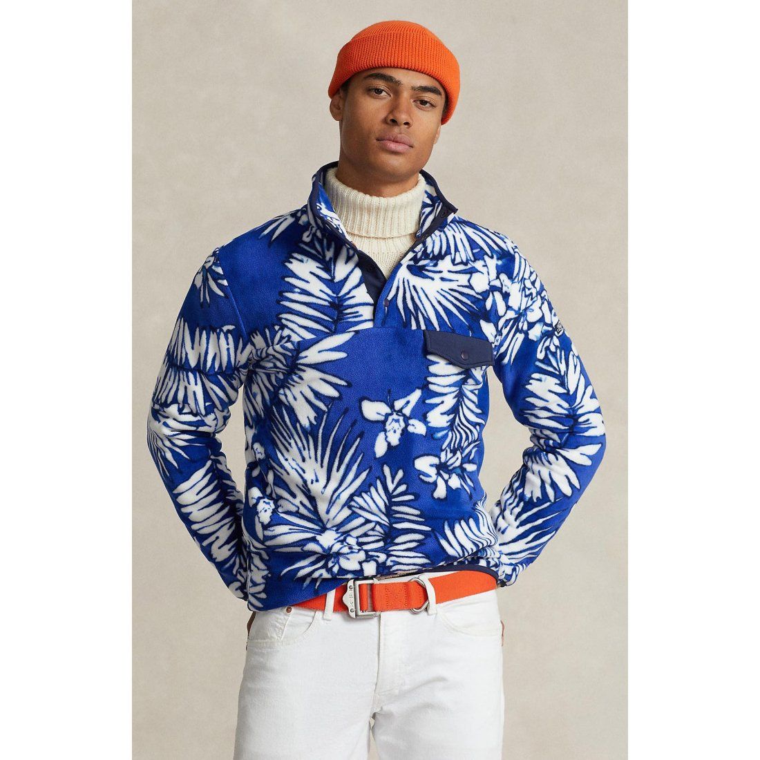 Polo ralph lauren - 'Palm Frond Fleece Pullover' pour Hommes