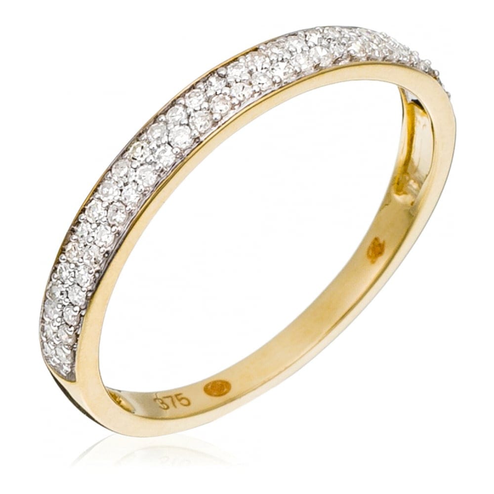 Comptoir du diamant - Bague 'Alliance Granité' pour Femmes