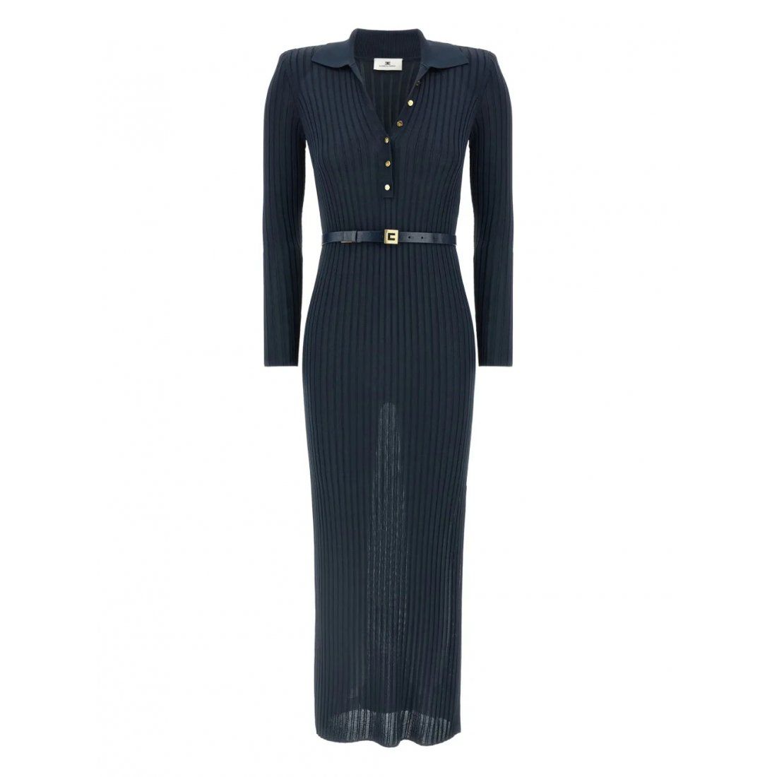 Elisabetta franchi - Robe maxi 'Ribbed Day' pour Femmes