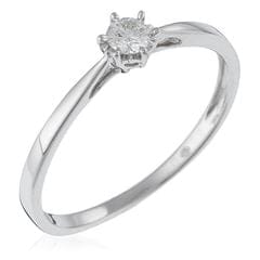 Comptoir du diamant - Bague 'Solitaire Envoûtant' pour Femmes