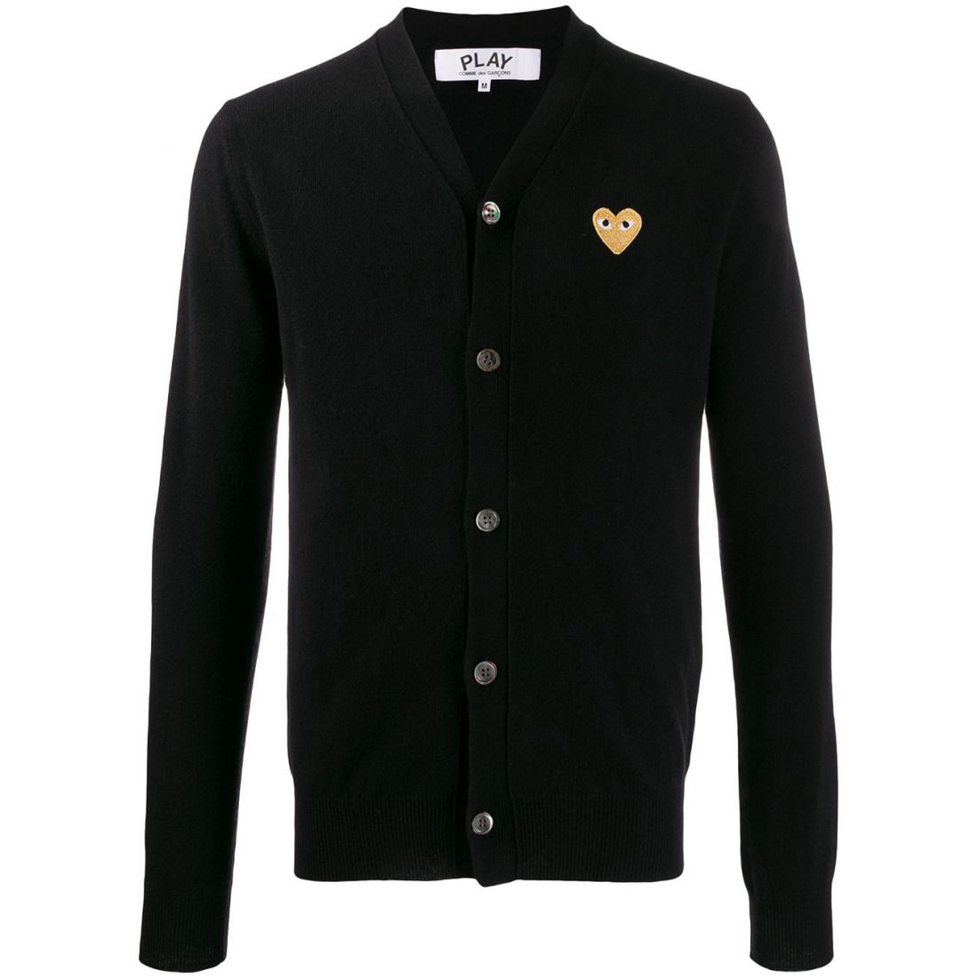 Comme des garçons play - Cardigan 'Heart Embroidered' pour Hommes