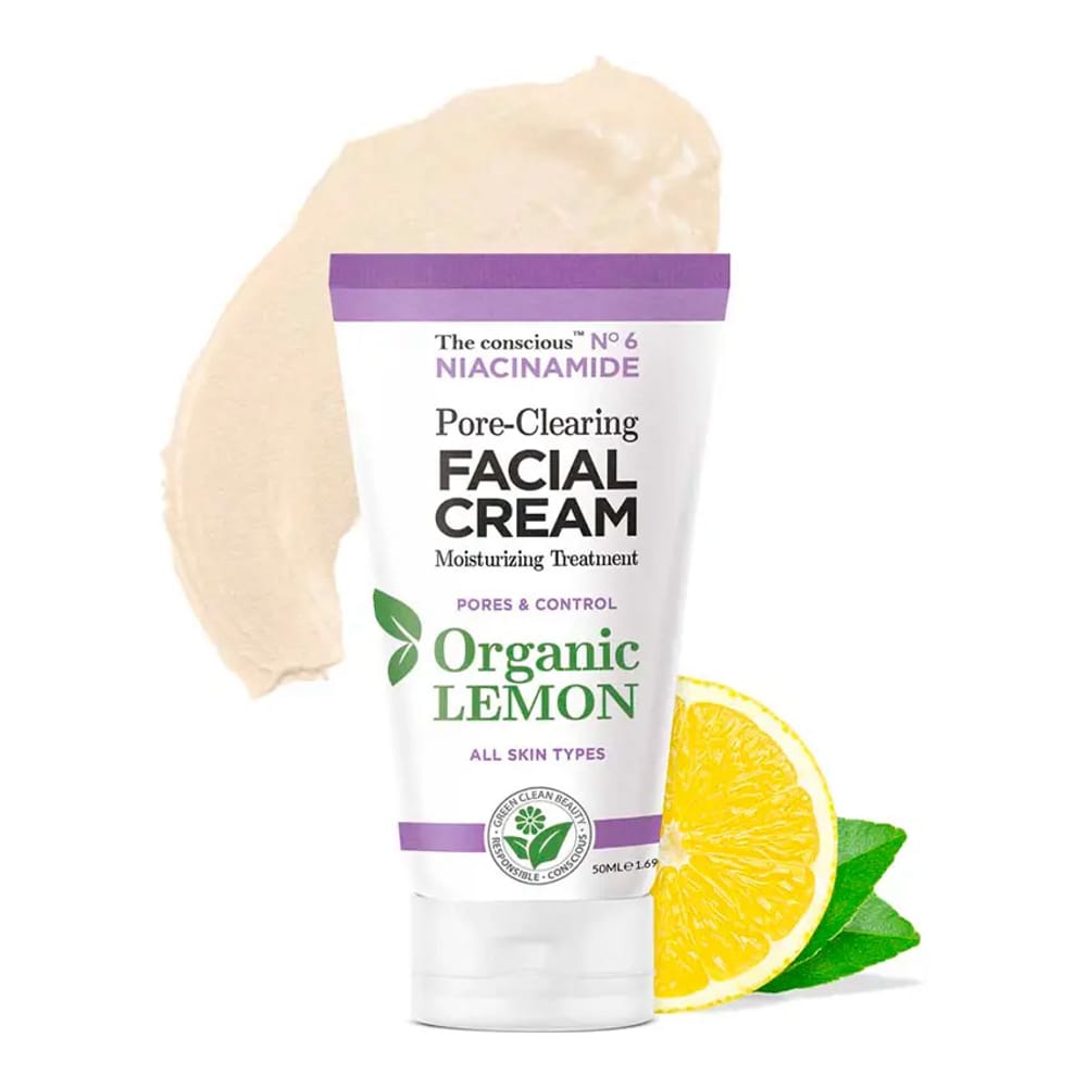 The Conscious™ - Crème visage 'Niacinamide Pore-Clearing Organic Lemon' - 50 ml