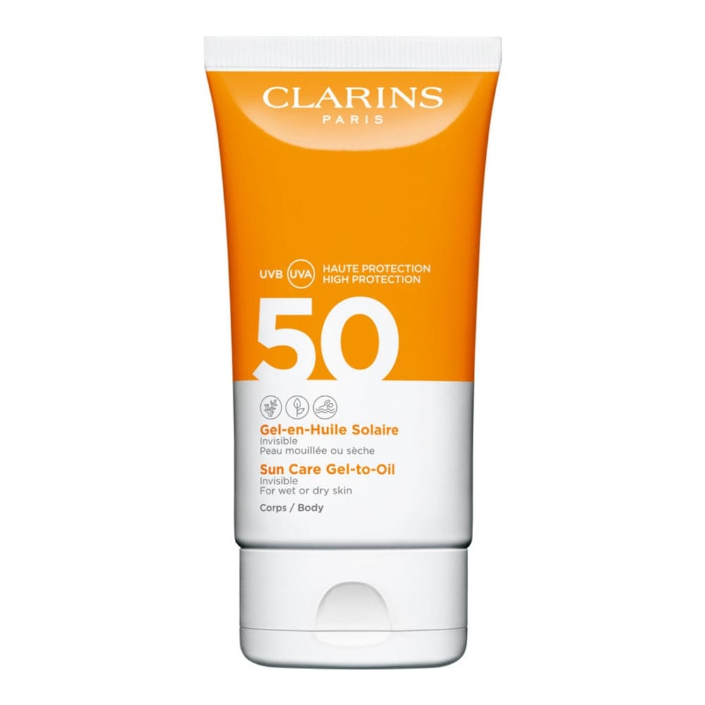 Clarins - Crème solaire pour le corps 'Gel-to-Oil SPF50' - 150 ml