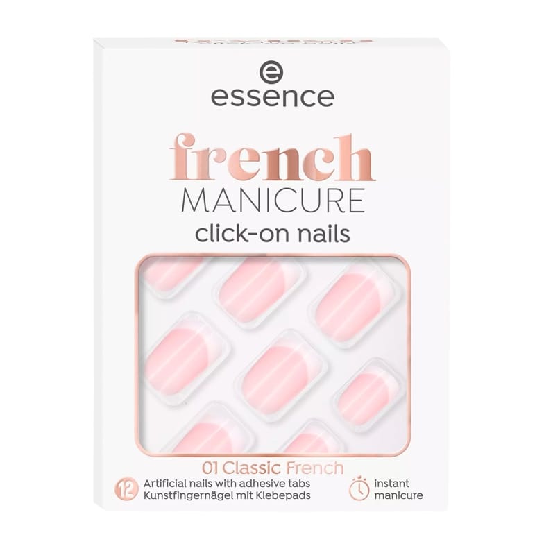 Essence - Faux Ongles 'French Manicure' - 01 Classic French 12 Pièces
