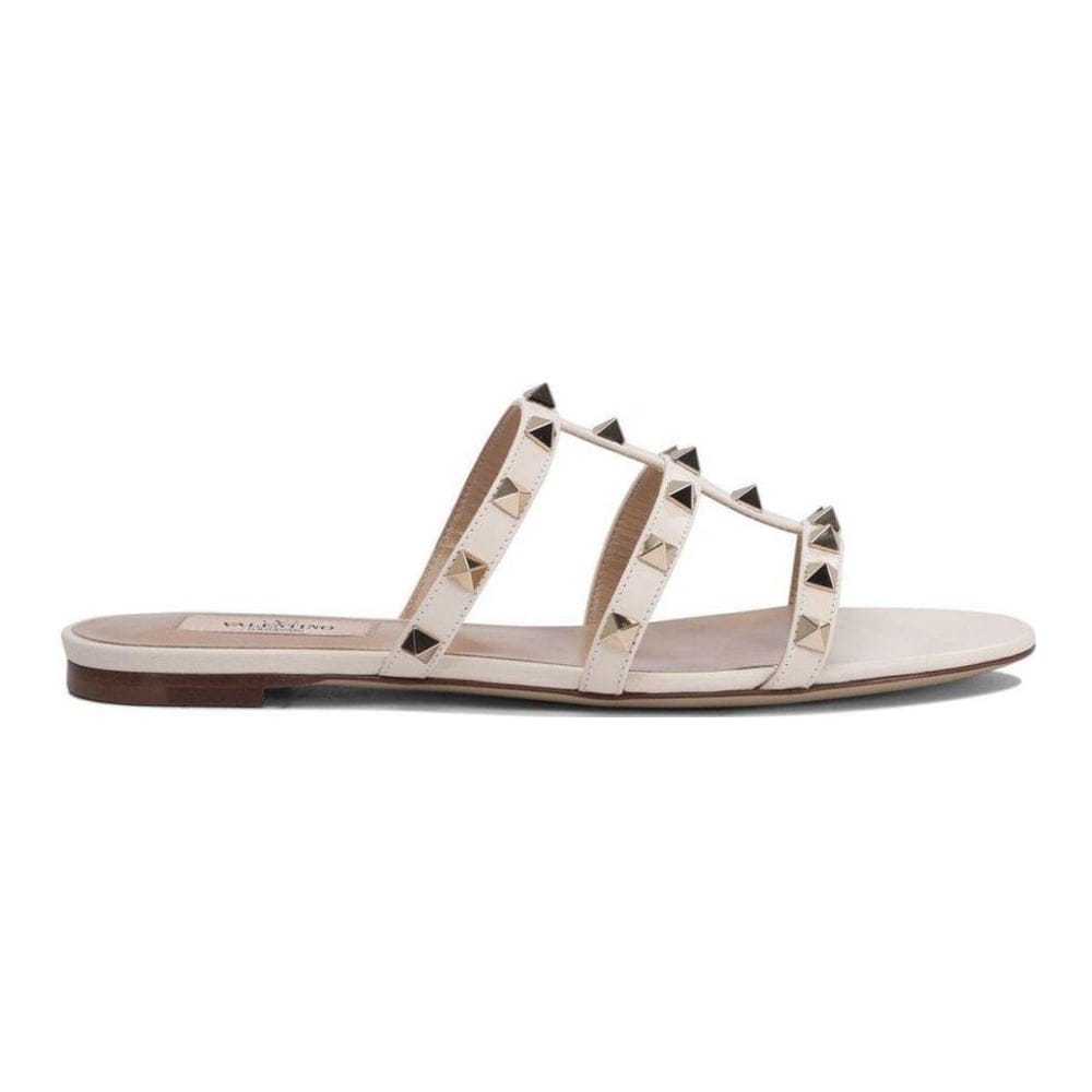 Valentino garavani - Sandales plates 'Garavani Rockstud Slip-On' pour Femmes