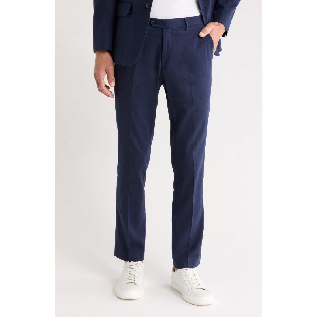 Tommy hilfiger - Pantalon 'Flat Front Linen Blend' pour Hommes