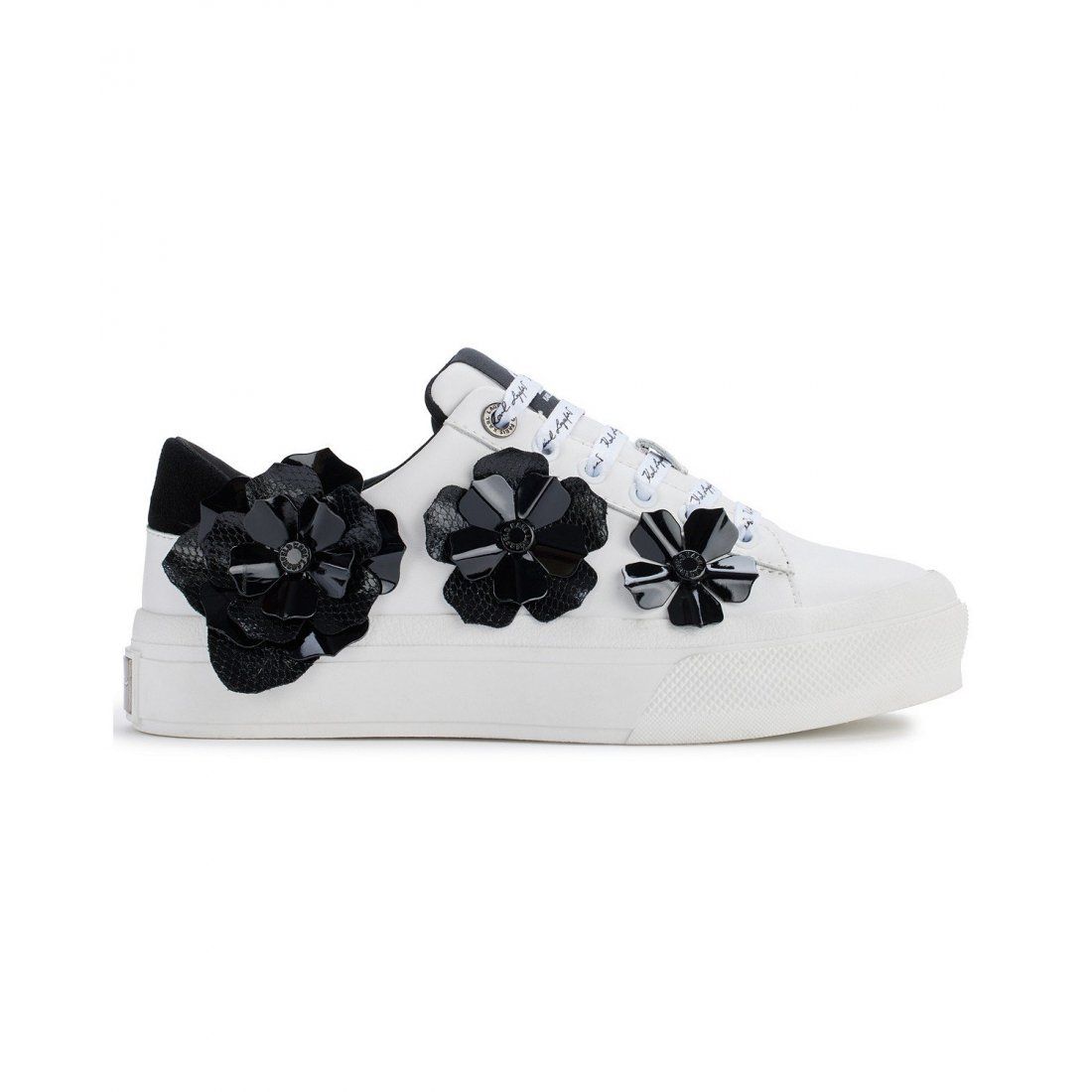 Karl lagerfeld paris - 'Georgia Lace-Up Embellished Sneakers' pour Femmes