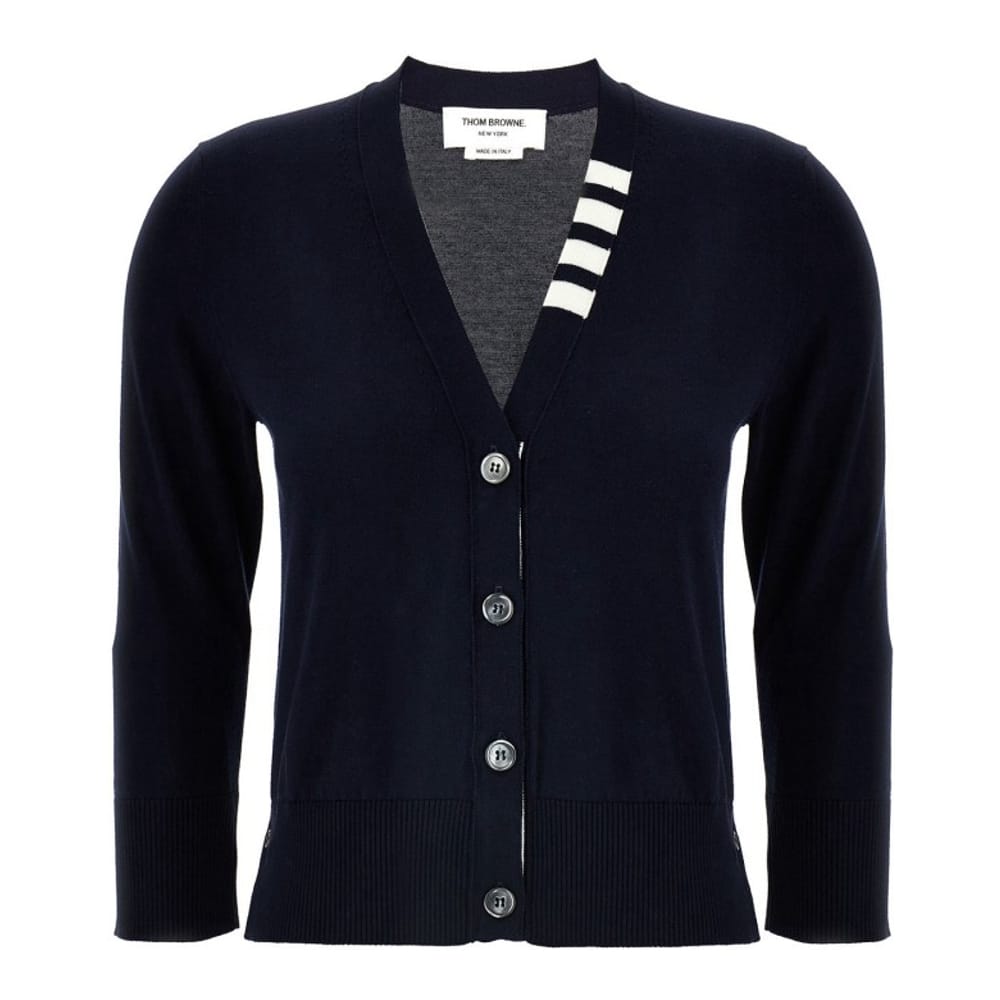 Thom browne - Cardigan '4Bar' pour Femmes