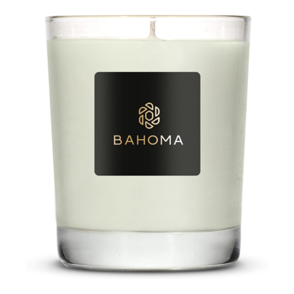 Bahoma London - Grande Bougie 'Pearl' - Green Ember & Leather 220 g