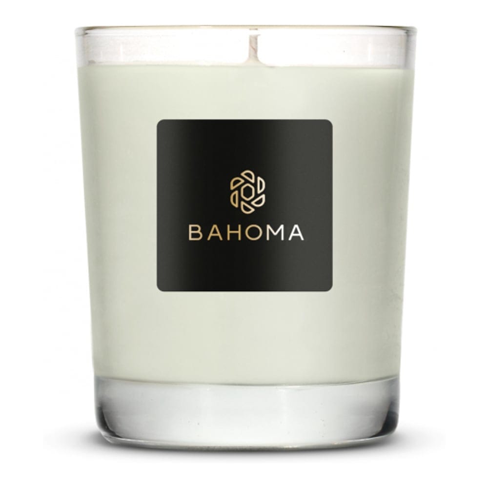 Bahoma london - Bougie 'Pearl Large' - Green Ember & Leather 220 g