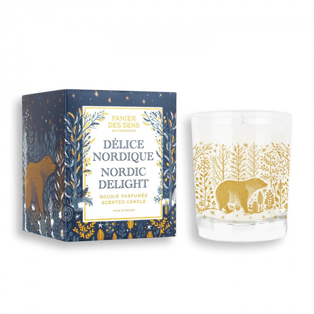 Panier des sens - Bougie parfumée 'Nordic Delight' - 180 g