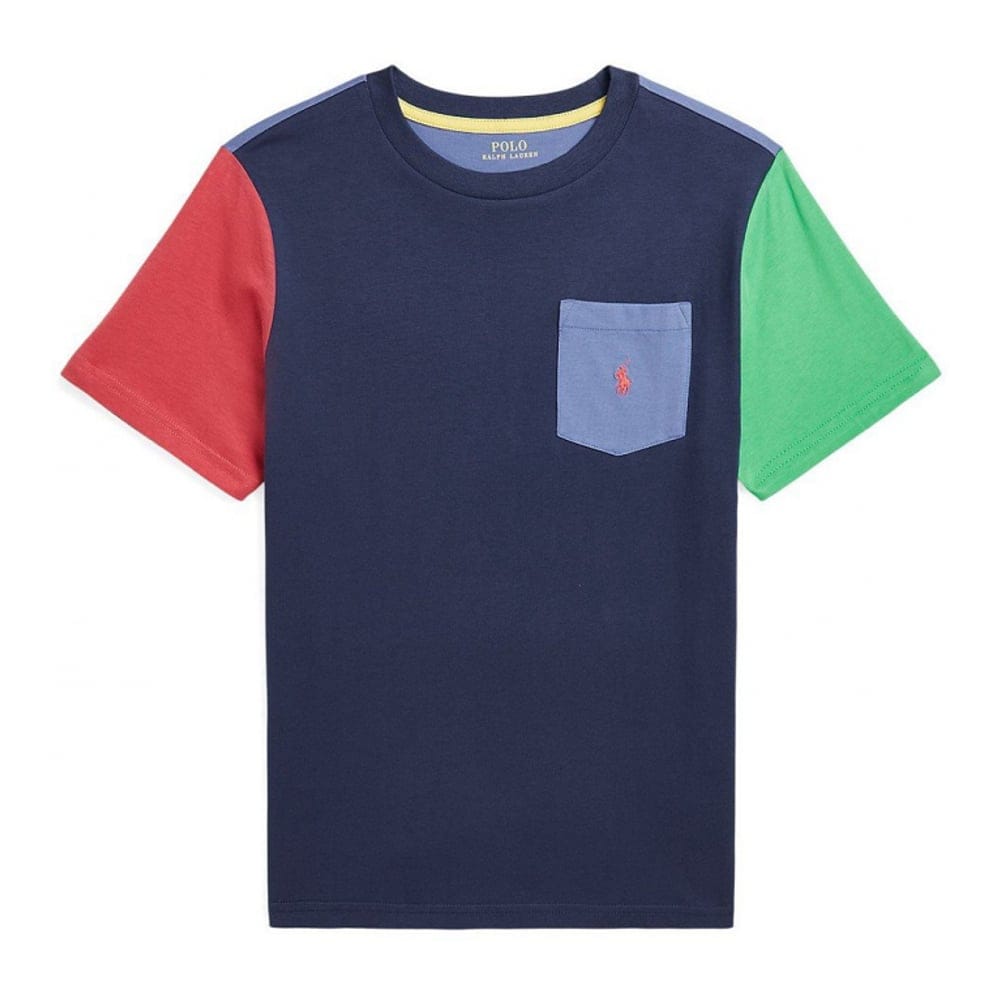 Polo ralph lauren - 'Color-Blocked Pocket T-Shirt' pour Grands garçons