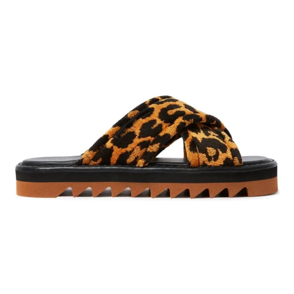 Stella mccartney - Sandales plates 'Leopard-Print' pour Femmes