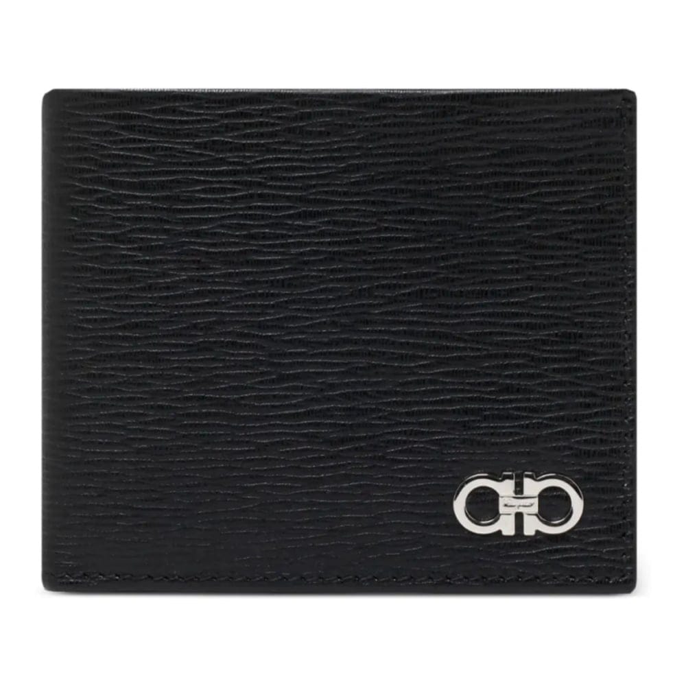 Ferragamo - Portefeuille 'Gancini Bi-Fold' pour Hommes