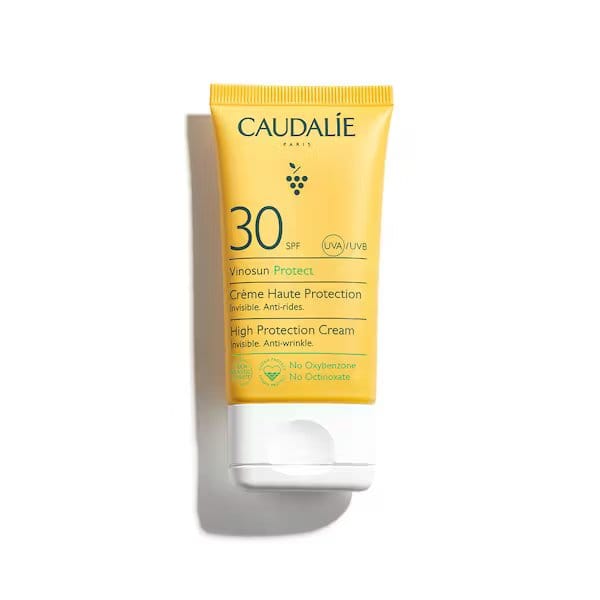 Caudalie - Crème solaire pour le visage 'Vinosun Protect Haute Protection SPF30' - 50 ml