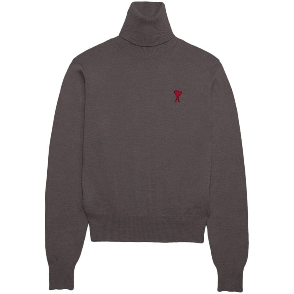 Ami paris - Pull à col roulé 'Ami De Coeur' pour Hommes