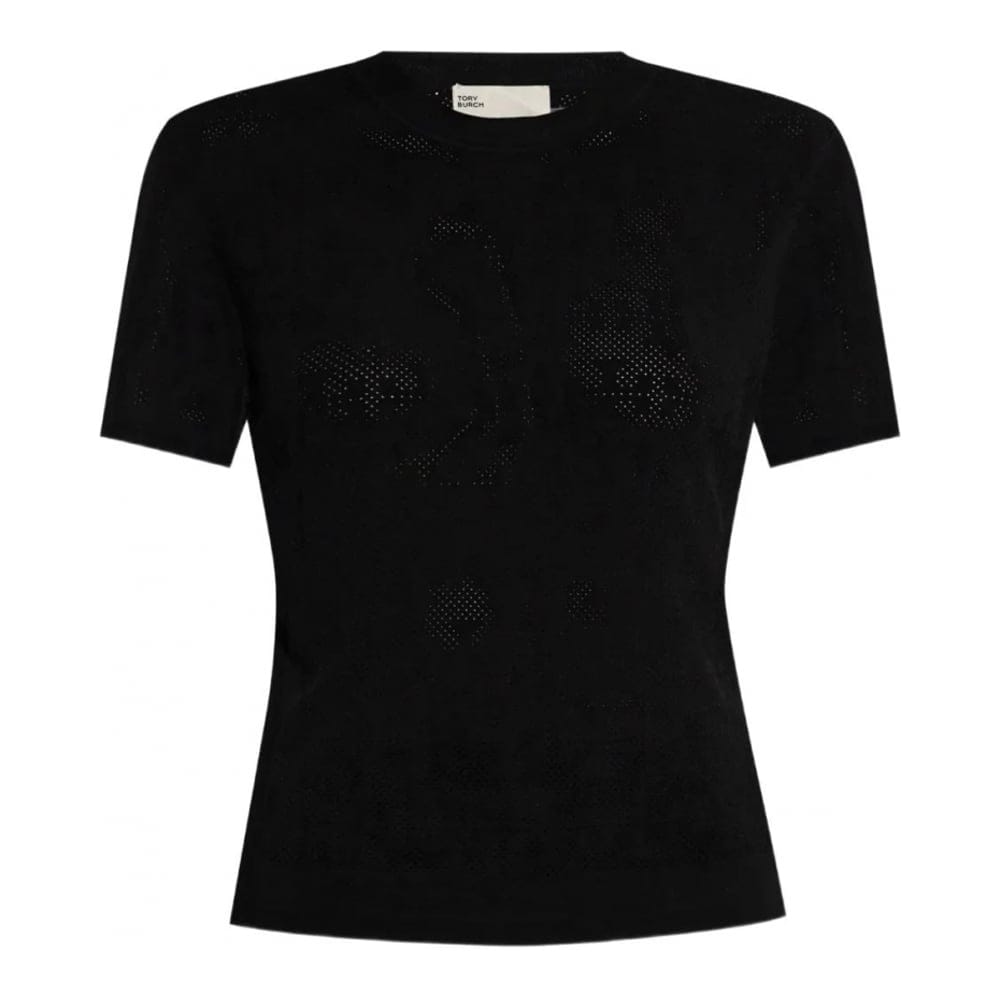 Tory burch - Top 'Perforated-Knit' pour Femmes