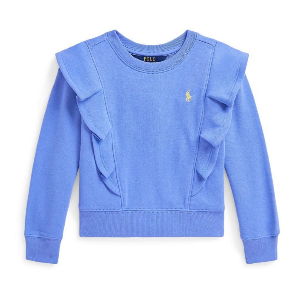 Polo ralph lauren - 'Ruffled French Terry Sweatshirt' pour Bambins & petites filles