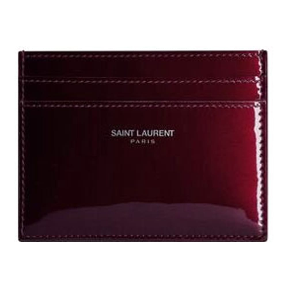 Saint laurent - Porte-carte 'Embossed With Signature' pour Hommes