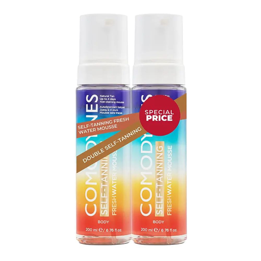 Comodynes - Mousse auto-bronzante 'Fresh Water' - Tous types de peau, 100 ml, 2 Pièces