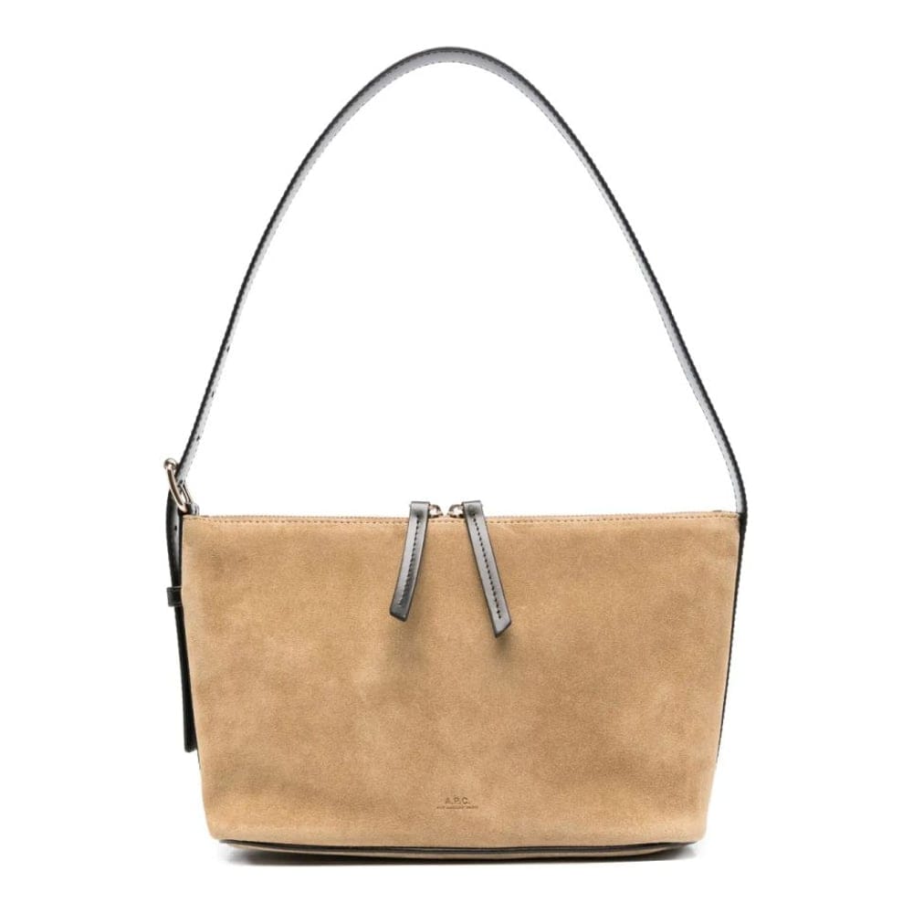 A.p.c. - Sac à bandoulière 'Suede Zip-Fastening' pour Femmes