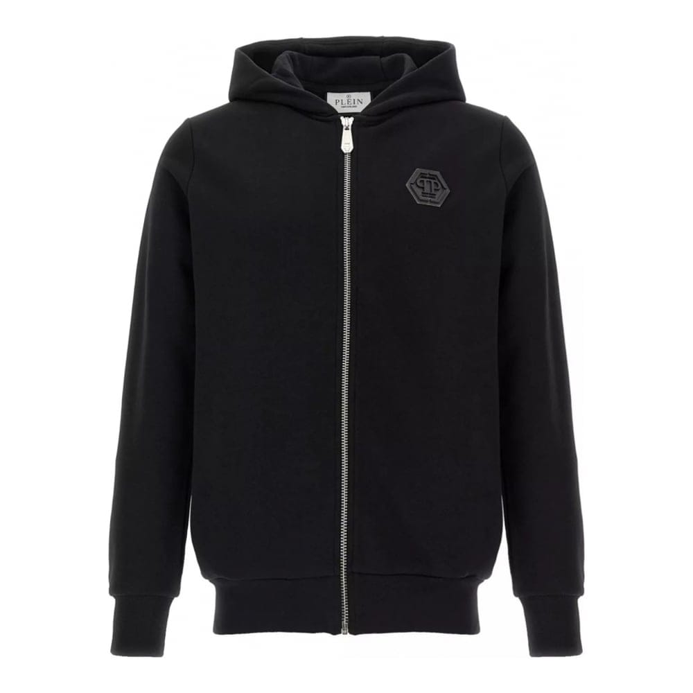 Philipp plein - Sweatshirt à capuche  'Logo Patch' pour Hommes
