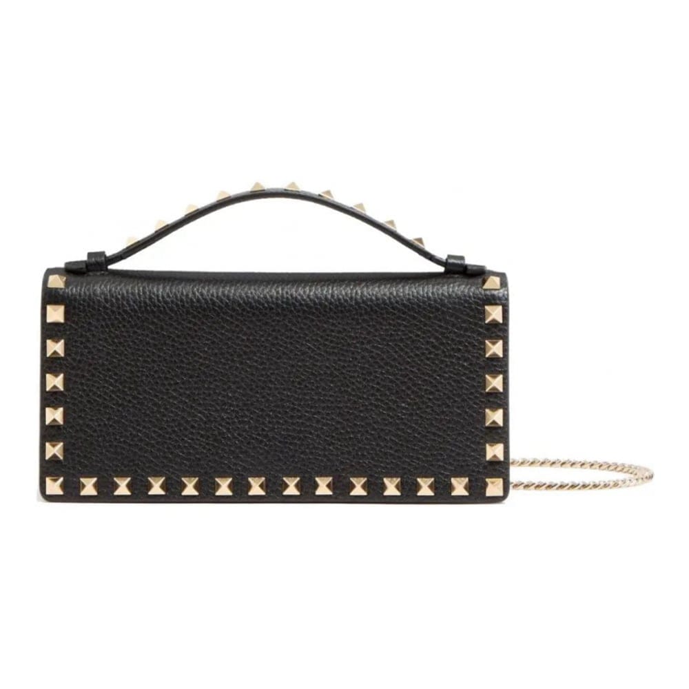 Valentino garavani - Portefeuille avec chaîne 'Rockstud' pour Femmes