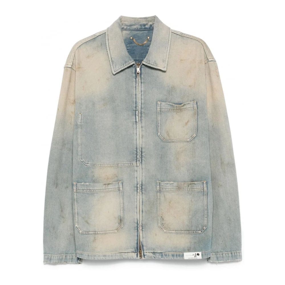 Golden goose deluxe brand - Veste en jeans 'Zip-Up' pour Hommes