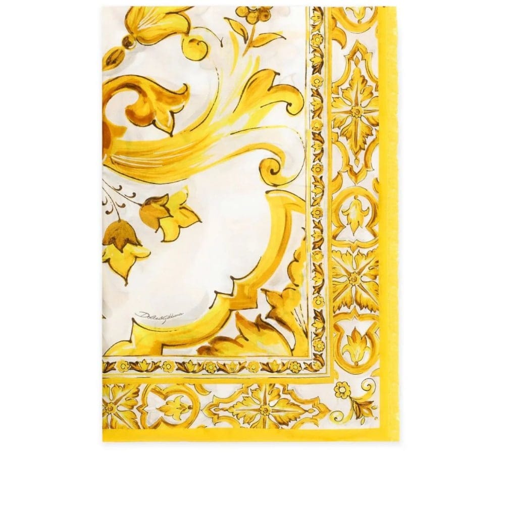 Dolce&gabbana - Paréo 'Majolica-Print' pour Femmes
